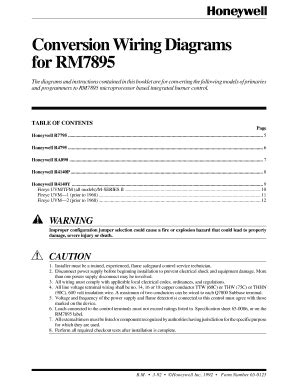 65-0125 - Conversion Wiring Diagrams for RM7895