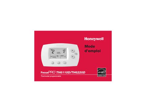 69-1715 - TH6110D-TH6220D Non-porgrammable Digital Thermostat ...