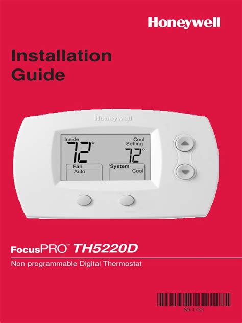 8402-058 TH5220D Installation Instructions - Bard HVAC