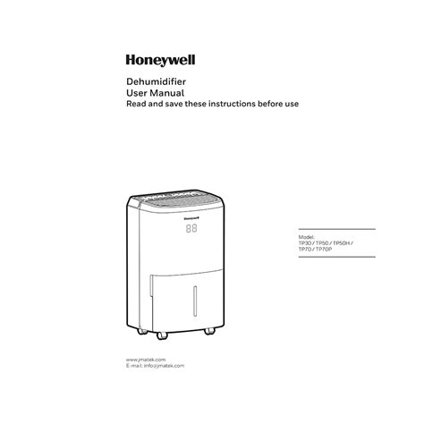 Dehumidifier User Manual - Honeywell Store