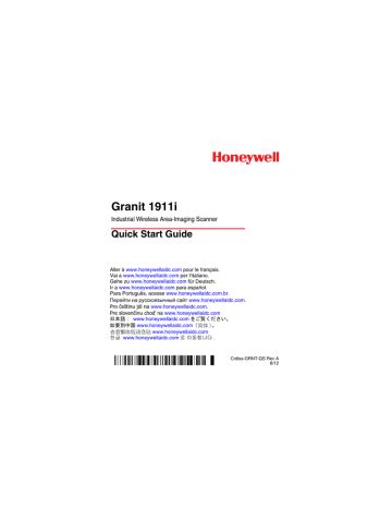 Granit1911i Industrial Wireless Quick Start Guide - Honeywell