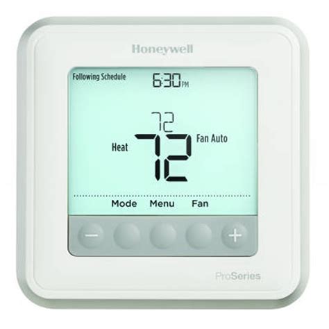 Honeywell proseries thermostat manual th6210u2001
