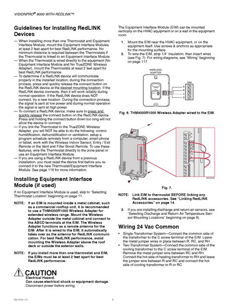 Rth6580wf1001 installation manual