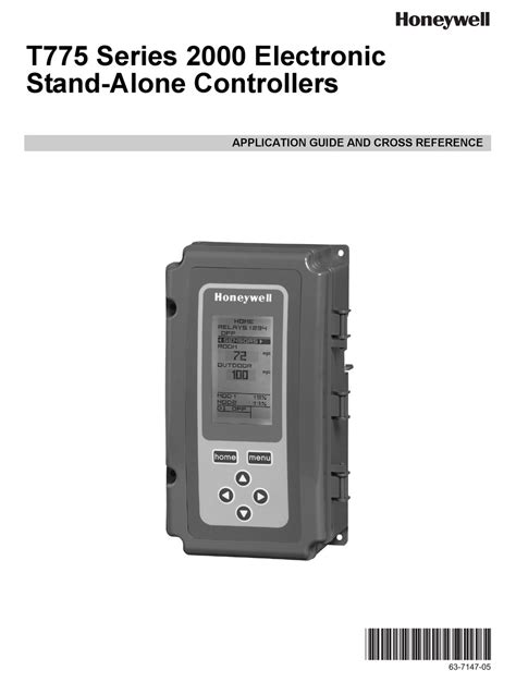 T775 Series 2000 Electronic Stand-Alone Controllers - Honeywell