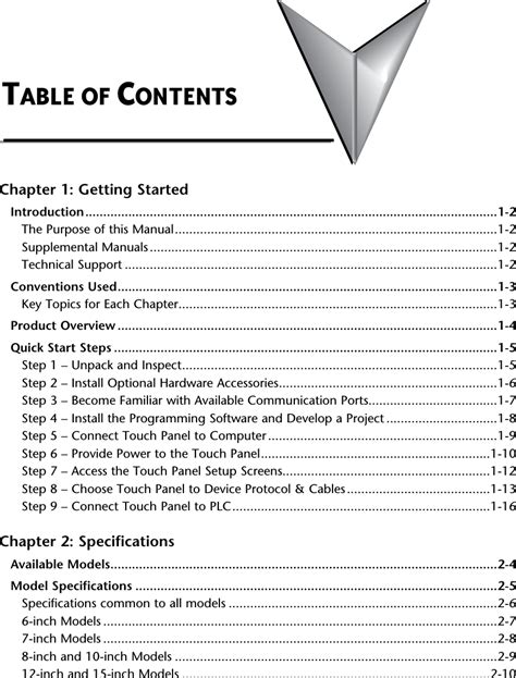 TABLE OF CONTENTS - User Manual Search Engine