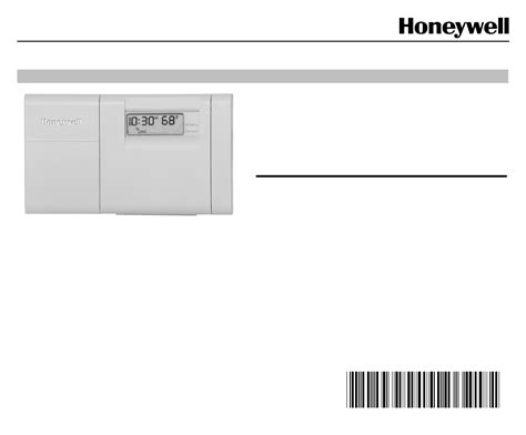 Thermostat programmable CT3200 - customer.honeywell.com