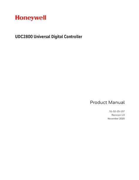 UDC2800 Universal Digital Controller Quick Start Guide