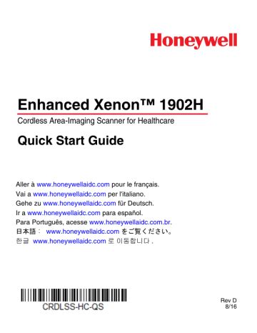 Xenon 1900 Quick Start Guide - FCC ID Search